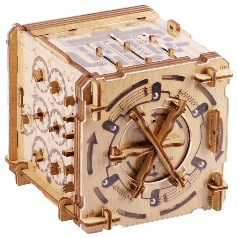 iDventure Cluebox Cambridge Labyrinth - Wooden 3D Puzzle Box - Escape Room Brain Teaser Gift - Money Puzzle Box for Adults & Men - Image 1